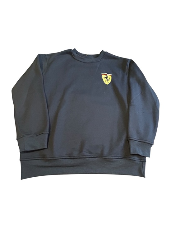 Unbranded Other - Sportscar Racing Crest Embroidered Crewneck Sweatshirt Black Size M